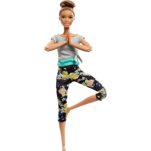 Barbie Endless Motion Dolls - Brown Bun Hair
