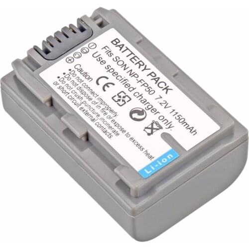 Probty 1Pcs NP-FP50 NP FP50 NPFP50 Battery For Sony DCR-DVD103 DVD105 DCR-HC3 HC16 HC40 DCR-SR30 SR40 SR100 digital Camera