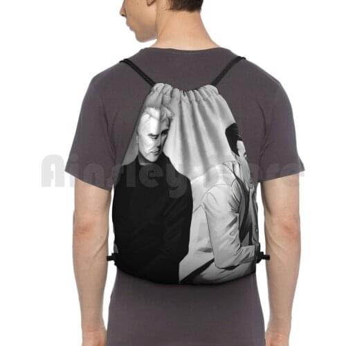 David Byrne Backpack Drawstring Bag Riding Climbing Gym Bag David Byrne Talking Heads Music