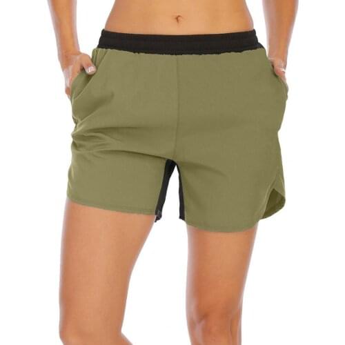 Women Fashion Summer Shorts Loose Quick Dry Women Pockets Elastic Sports Shorts for Fitness Sportswear Running Shorts