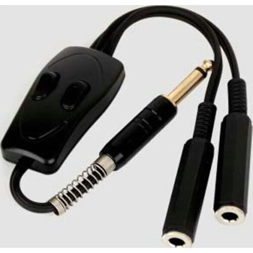 Tattoo Motor Machine Hook Line Converter Tattoos One-to-two Adapter Tatoo Equipment Hook-line Splitter Embroidery Accessories