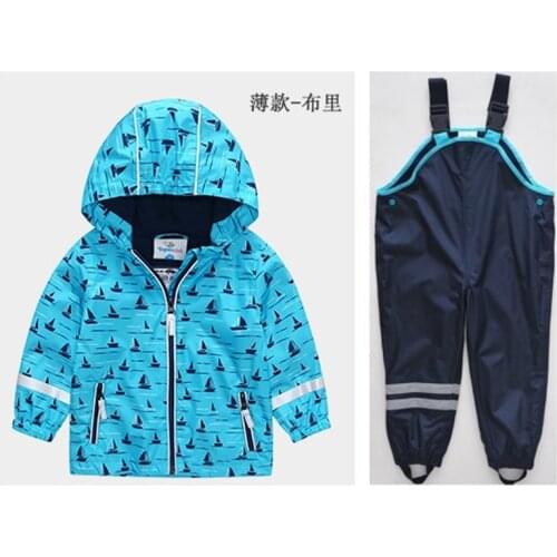 Boys and girls foreign trade high quality windbreaker spring and autumn thin section sunscreen waterproof breathable baby rainco