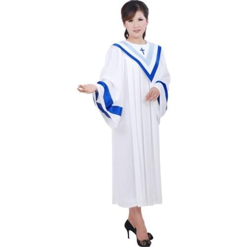 High quality European USA Nun clothing church choir costume Christian gown Robe Christian Garments poetry choir robe clothes