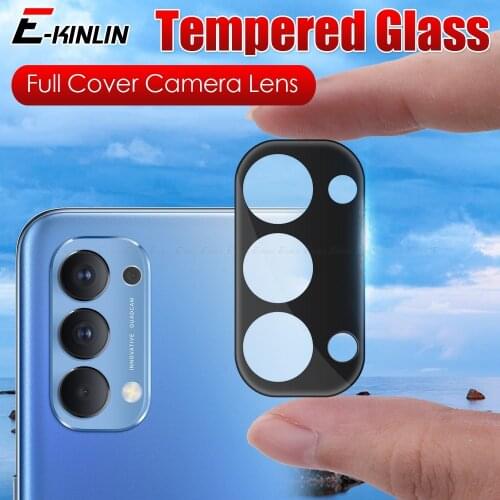 Camera Protection Glass For OPPO Reno5 Reno4 Reno 4 F 5 Pro LiteFull Cover 3D Curverd Lens Screen Protector Tempered Glass Film