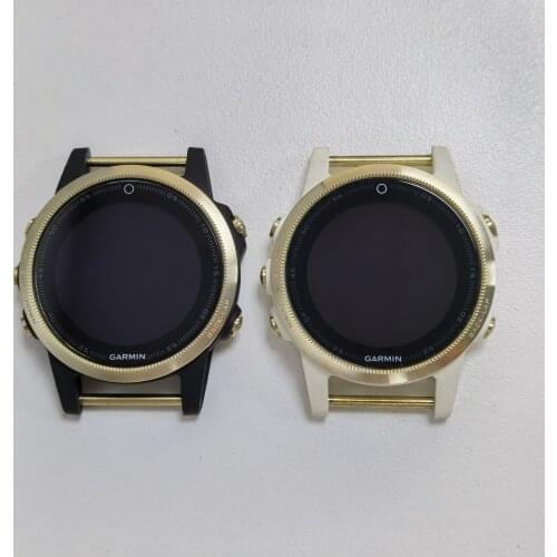 Original Garmin Fenix 5S Sapphire LCD Screen for LCD Repair Fenix 5S LCD Screen with Front case button Replacement Parts