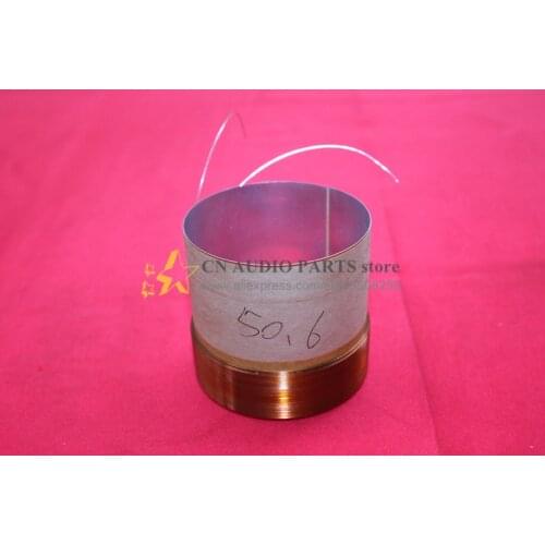 1 piece ID: 50.6mm white aluminous 8 ohm woofer Bass speaker ( 4F ) 4 layer winding voice coil