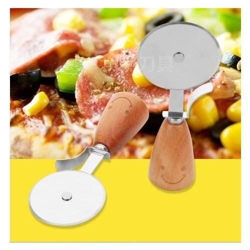 1PC Pizza Wheels Home Family Stainless Steel Pizza Cutter Diameter 6 CM knife For Cut Pizza Tools Kitchen Accessories KX 148