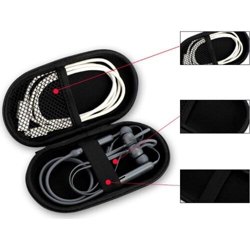1 PC Portable Headphone Case Shockproof Storage Bag for Hua-wei Freelace for BeatsX/Honor Xsport Pro Headset Accessories