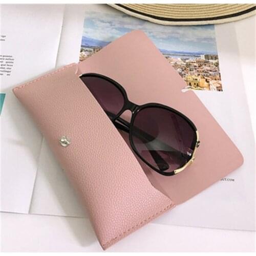 1PC Portable PU Leather Glasses Case Sunglasses Holder Box Eyeglasses Storage Pouch Bag Cover Eyewear Accessories