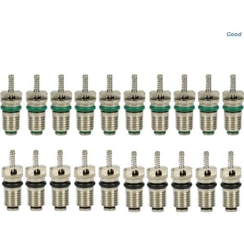 10Pcs AC R134A Valve Core Automotive Car Air Conditioning Cores Needles Repair Kit