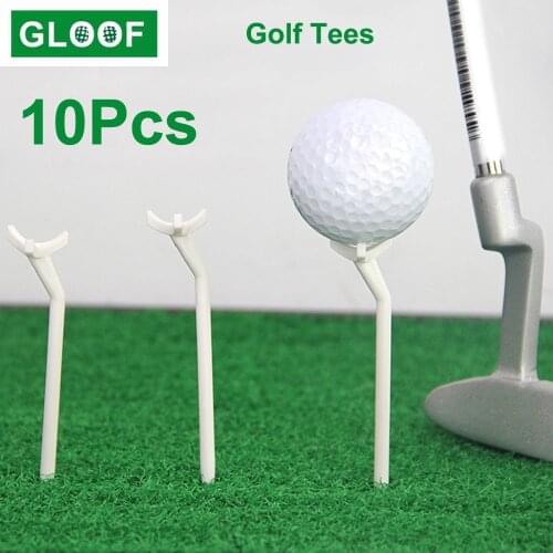 10Pcs Golf Ball Studs Plastic Golf Tees Ball Seat Accessories Nails Holder Support For Golfer Training Aids