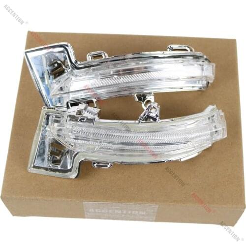 2Pcs For Octavia A7 2014 2015 2016 LED Mirror Indicator Lamp Light Turn Signal Mirror Light