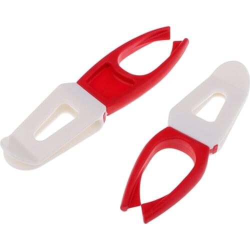 2 pieces Portable Fishing Rod Pole Holders Butt Rest Plastic Bracket Two sizes