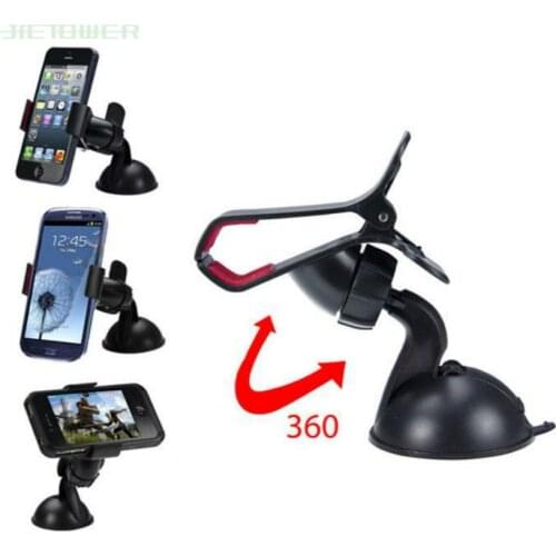 300pcs/lot 360 Degree Car Phone Holder Sticker Windshield Holder for Samsung Clip Fold Dashboard GPS Phone Holder Stand Mount