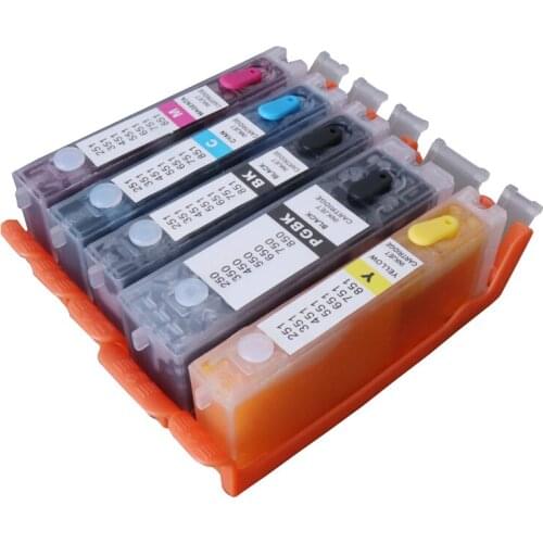 5colors 650/651 A grade 1set Edible ink cartridge