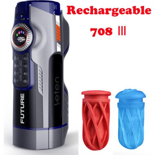 Leten 708pro Automatic Telescopic Heated Male Masturbator Sex Machine Sucking Vibrator For Men Masturbation Cup Sex Toys for Men