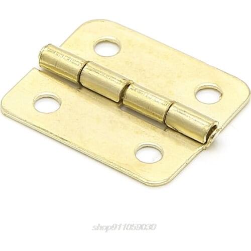 10x Kitchen Cabinet Door 4 Holes Drawer Hinges Jewelry Box Furniture 18x16mm M08 21 Dropship