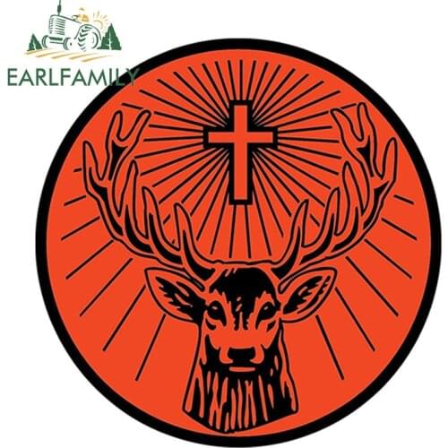 EARLFAMILY 12cm x 12cm Jager Liqueur Sticker Decal Alcohol Bar Wall Car Sticker for Window Bumper Camping Vinyl Decal