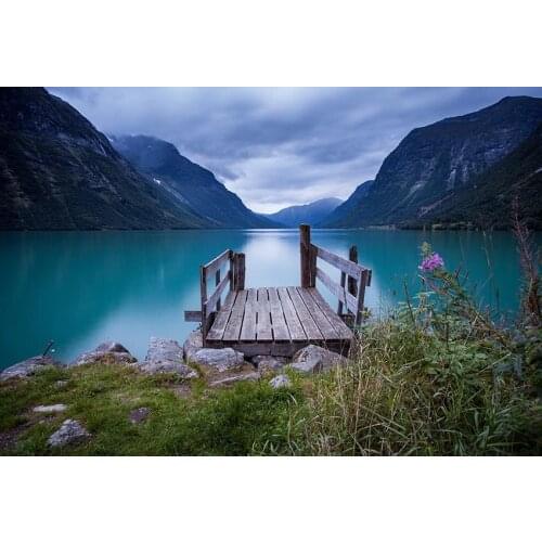 Amazing lake photo background vinyl fotografia scenery fund video photography backdrop for photo studio props photophone lv-1518