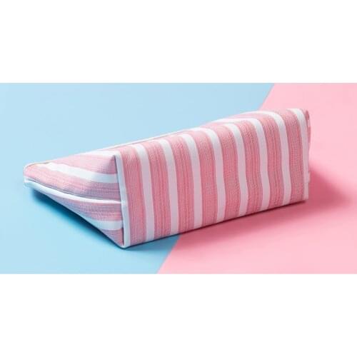 Makeup Pouch Travel Striped Printed Cosmetic Bag Toiletry Organizer Purse B88