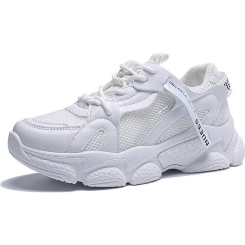 Small White Womens Shoes 2021 Autumn Winter New Fashion Thick Sole Heighten Casual Sneakers Breathable Sports Shoes for Women