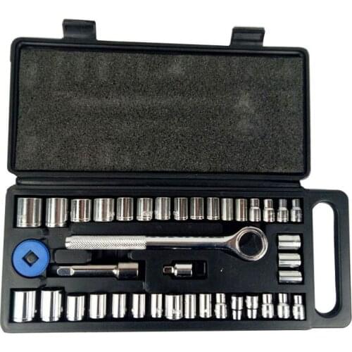 40pcs Socket Set Car Repair Tool Ratchet Set Torque Wrench Combination Bit a set of keys Chrome Vanadium Wrench Set