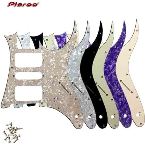 Pleroo Custom Guitar Parts - For MIJ Ibanze GRG 250 Guitar Pickguard HSH Humbucker Pickup Scratch Plate Replacement