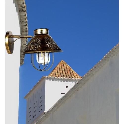 Retro Solar Wall Lamp, Outdoor Led Light ,Entry Lamp for Villa Balcony Courtyard Duplex Household Lamp