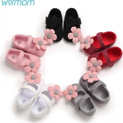 Warmom Pink flower Baby Floor Socks Infant Child Socks Non-slip Newborn Cotton Socks Boy Girl Socks Childrens Accessories