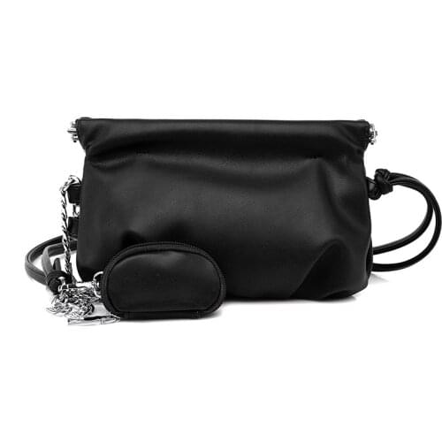 2021 New Fashion Soft Leather Versatile One-shoulder Chain Messenger Bag Simple Portable Underarm Bag Purses and Handbags Cc Gg