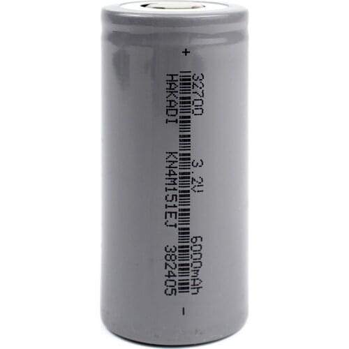 2020 new Lifepo4 32700 Rechargeable Battery 3.2v 6000mAh Large Capacity Battery, Suitable For LED Flashlight Emergency Light
