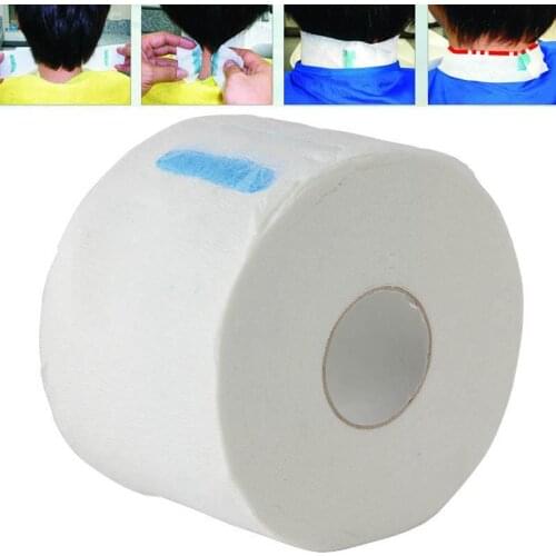 Neck Ruffle Roll Paper Professional Hair Cutting Salon Disposable Hairdressing Covering Accessory Necks Collar D9T7