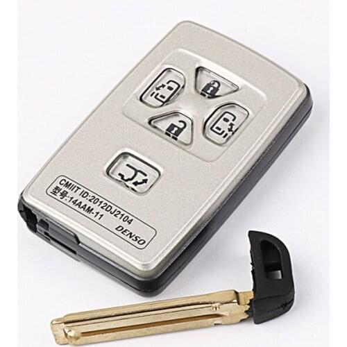 Made in China car smart key 5 button remote key with 71 315 MHZ YS100970