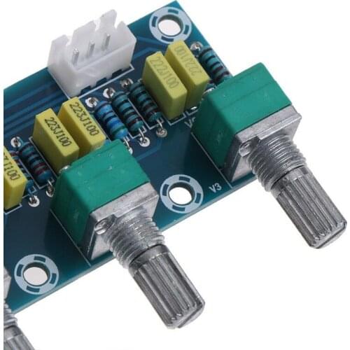 HIFI Amplifier Passive Tone Board Treble Bass Volume Control Preamp Board DU55