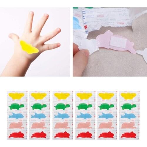 30PCS/pack Cartoon First Aid Band Waterproof Adhesive Bandages For Baby