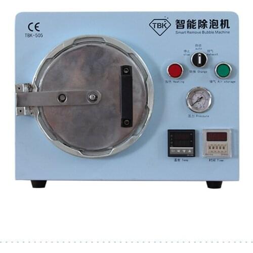 Built-in Air Compressor Auto Air Lock Mini Digital OCA Bubble Remover Defoam Machine TBK Intelligent Defoaming debubble