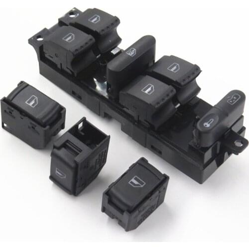 4 Pcs 1J4959857D 3B0959855B Window Control Switch Buttons for VW Bora Golf MK4 Passat B5 Jetta 1J4 959 857 D 3B0 959 855 B