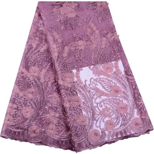 African Lace Fabric Embroidered Nigerian Net Laces Fabrics Bridal High Quality French Tulle Lace Fabric For Wedding Party S1530