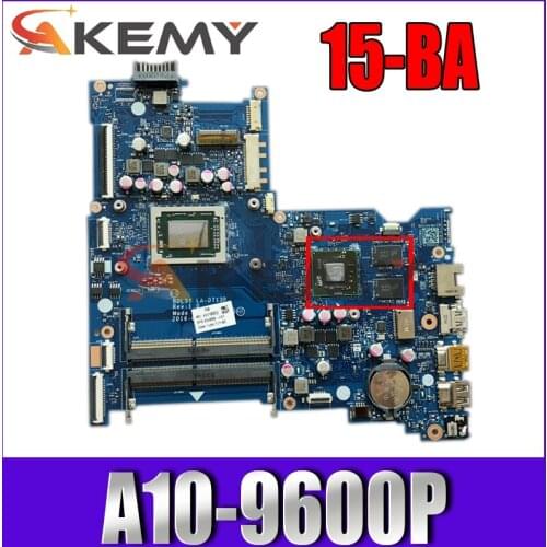 AKemy 909259-601 909259-501 KoCoQin Laptop motherboard For HP 15-BA AM960P Mainboard LA-D713P 216-0864032 DDR3L