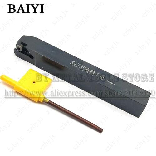 1pc CTPAR10 CTPAR16 CTPAR20 Machine Grooving Cutting Turning Lathe Tools Holder Automatic Lathe Tools CNC Lathe Cutter