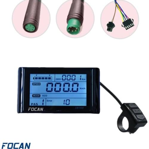 24V 36V 48V 60V 72V SW900 Large Screen LCD Display Meter Controller For Electric Bicycle E-bike Speed Control Display Bicycle