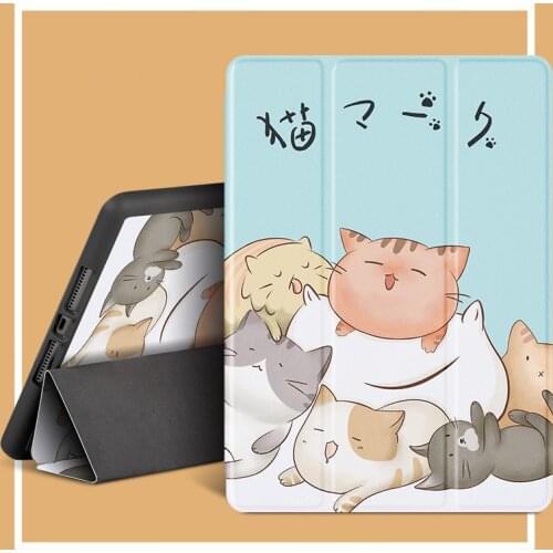 Case Cover For iPad 10.2 7th Generation 2019 Smart Leather Folding mini 4 5 Pro 11 Case Cover Stand Tablet#T3 with Pencil Holder
