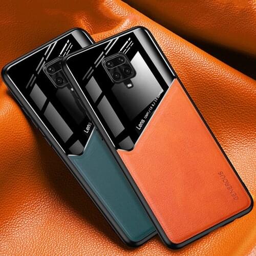 Luxury Leather Shockproof Case on For Xiaomi Redmi Note 9 8 Pro Max 9s 9A 9C K20 K30 Poco X3 NFC F2 Pro Mi Note 10 Lite 9t Cover