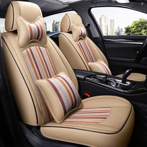 Custom car seat cover for Chrysler 300C PT Cruiser Mitsubishi Outlander Pajero Sport Grandis ASX Galant LANCER car accessories