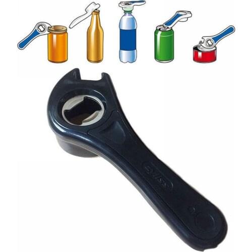 Color Random 5 in 1 Multifunctional Bottles Jars Cans Manual Opener Tool Gadget Home Kitchen