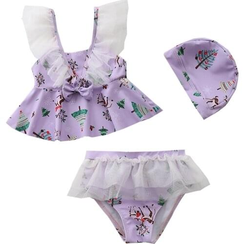 Childrens swimsuit split skirt baby princess child one-piece Korean cute bikini swimsuit girls swimsuit XYY-77