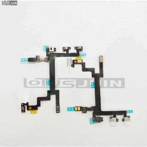 For Apple iPhone 5 Side Power Volume Key ON/OFF Button Switch Flex Cable Ribbon Replacement Repair Spare Parts