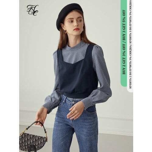 Желтые блузки FANSILANEN China At AliExpress