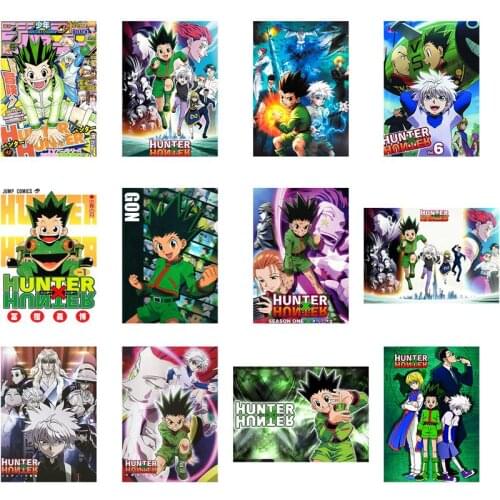 Hunter X Hunter Anime Poster Killua Zoldyck Kurapika Gon Freecss Hisoka Wall Decoration Canvas Print Painting Home Room Decor