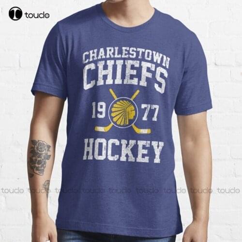 New Charlestown Chiefs Hockey T-Shirt Shirt Dresses For Women men s-5xl t-shirts Unisex